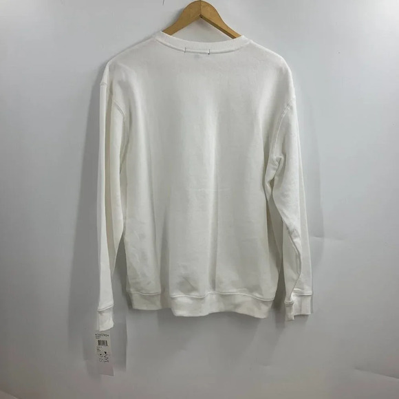 The Vinyl Icons Women's Skeleton Mushroom Graphic Sweatshirt In White SZ S NWT - Picture 3 of 14